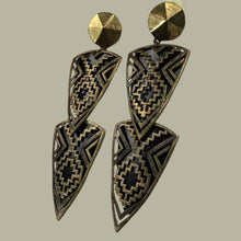 Load image into Gallery viewer, Articulated Geometric Statement Earrings