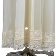 Load image into Gallery viewer, Vintage 1970s Ivory Lace Nylon Bridal Nightgown USA Made Size Small