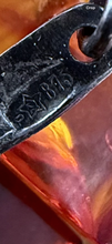Load image into Gallery viewer, Vintage Baltic Amber Cufflinks 875 Silver