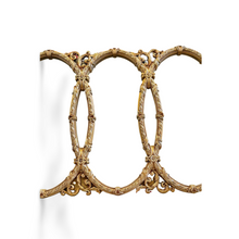 Load image into Gallery viewer, Mid Century Gold Ornate Bassett Triple Ring Mirror