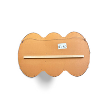 Load image into Gallery viewer, Mid Century Gold Ornate Bassett Triple Ring Mirror