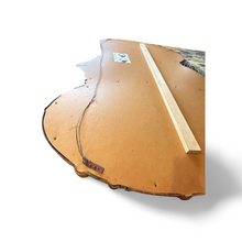 Load image into Gallery viewer, Mid Century Gold Ornate Bassett Triple Ring Mirror