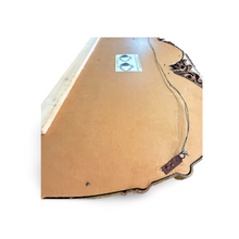 Load image into Gallery viewer, Mid Century Gold Ornate Bassett Triple Ring Mirror