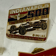 Load image into Gallery viewer, Vintage Beer & Racing Pins USA Olympics Budweiser NASCAR 1993 Indy 500