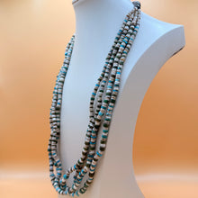 Load image into Gallery viewer, Vintage 925 Multi-Strand Heishe Bench Bead Necklace