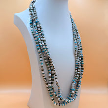 Load image into Gallery viewer, Vintage 925 Multi-Strand Heishe Bench Bead Necklace