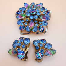 Load image into Gallery viewer, VTG 50s Juliana Watermelon Rhinestone Brooch Set