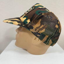 Load image into Gallery viewer, VTG 70s Hi/Lo Auto Supply Camo Snapback Trucker Hat