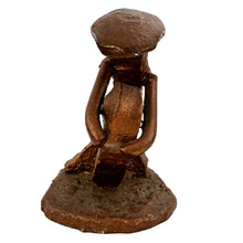 Load image into Gallery viewer, Thinker Paperweight Sculpture 3 3/4 Tall One Of the Kind