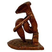 Load image into Gallery viewer, Thinker Paperweight Sculpture 3 3/4 Tall One Of the Kind
