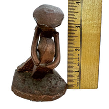 Load image into Gallery viewer, Thinker Paperweight Sculpture 3 3/4 Tall One Of the Kind