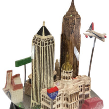 Load image into Gallery viewer, Saks Fifth Avenue Atlanta Georgia Skyline Snow Globe With Music
