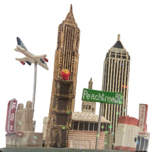 Load image into Gallery viewer, Saks Fifth Avenue Atlanta Georgia Skyline Snow Globe With Music