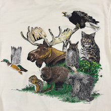 Load image into Gallery viewer, Vintage Single Stitch Harlequin Wildlife T-Shirt Size Medium