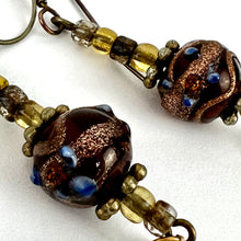 Load image into Gallery viewer, Dangle Glass Bead Earrings
