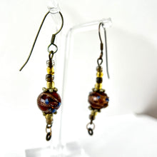 Load image into Gallery viewer, Dangle Glass Bead Earrings
