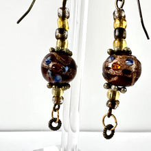 Load image into Gallery viewer, Dangle Glass Bead Earrings