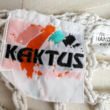 Load image into Gallery viewer, Vintage 90s Handmade Crochet Vest Cover Up Size Medium