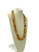 Load image into Gallery viewer, Handcrafted Silver Wood Bead Women Necklace