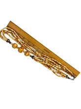 Load image into Gallery viewer, Handcrafted Silver Wood Bead Women Necklace