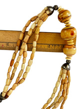 Load image into Gallery viewer, Handcrafted Silver Wood Bead Women Necklace