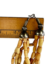 Load image into Gallery viewer, Handcrafted Silver Wood Bead Women Necklace