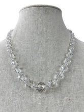 Load image into Gallery viewer, Mid Century Clear Crystal Quartz Women Necklace