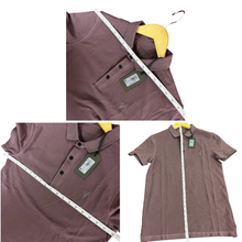 Load image into Gallery viewer, All Saints Reform SS Polo Shirt Sage Purple Size Small