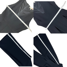 Load image into Gallery viewer, XS Black Sleeveless Jumper Pants