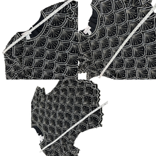 Load image into Gallery viewer, Vintage 80s Sequin & Pearls Silk Top Size XL