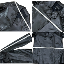 Load image into Gallery viewer, Beautiful Women's Ellen Tracy Black Leather Double Breasted Jacket Size 6