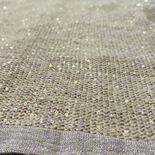 Load image into Gallery viewer, Vintage Michael Simon Wool Blend Sequin Knit Button Sweater Beige 2X