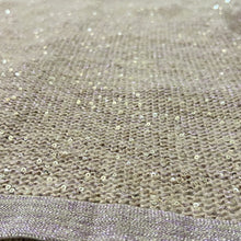 Load image into Gallery viewer, Vintage Michael Simon Wool Blend Sequin Knit Button Sweater Beige 2X