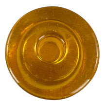 Load image into Gallery viewer, Blenko Heavy Amber Art Glass Candlestick