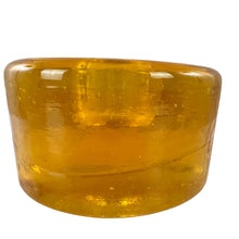 Load image into Gallery viewer, Blenko Heavy Amber Art Glass Candlestick