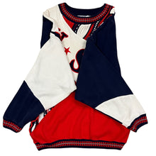 Load image into Gallery viewer, VTG USA World Cup Coogi Style Tundra Sweater Mens Biggie Knit Colorful 90s Large