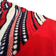 Load image into Gallery viewer, VTG USA World Cup Coogi Style Tundra Sweater Mens Biggie Knit Colorful 90s Large