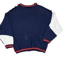 Load image into Gallery viewer, VTG USA World Cup Coogi Style Tundra Sweater Mens Biggie Knit Colorful 90s Large