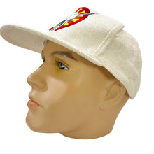 Load image into Gallery viewer, Cow Skull Flat Bill Snapback Cap One Size Cotton Linen