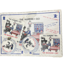 Load image into Gallery viewer, Mid-Century Kitsch Hostess Set Coasters Napkins