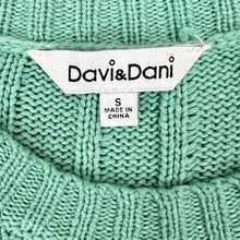 Load image into Gallery viewer, Granny Square Sleeves Pullover Knit Sweater Size Small