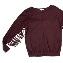 Load image into Gallery viewer, J.Society Women Fringe Sweater Size Small