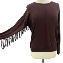 Load image into Gallery viewer, J.Society Women Fringe Sweater Size Small