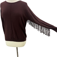 Load image into Gallery viewer, J.Society Women Fringe Sweater Size Small