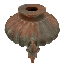 Load image into Gallery viewer, Squash Effigy Vessel with Parrot Supports Replica