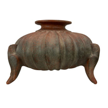Load image into Gallery viewer, Squash Effigy Vessel with Parrot Supports Replica