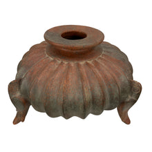 Load image into Gallery viewer, Squash Effigy Vessel with Parrot Supports Replica