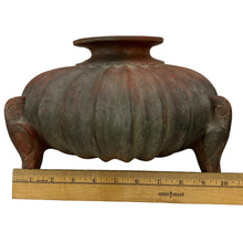 Load image into Gallery viewer, Squash Effigy Vessel with Parrot Supports Replica