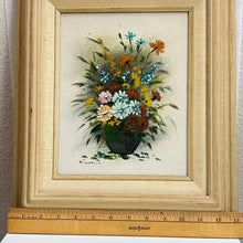 Load image into Gallery viewer, R. Garcia Floral Oil in Canvas Painting 17" x 21"