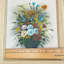 Load image into Gallery viewer, R. Garcia Floral Oil in Canvas Painting 17" x 21"